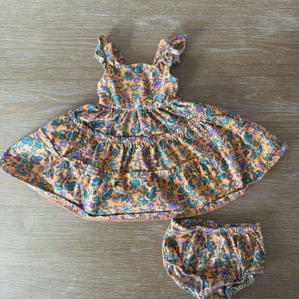 Ralph Lauren Vibrant Kids Dress with Bloomers